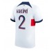 Paris Saint-Germain Achraf Hakimi #2 Borta matchtröja 2023-24 Kortärmad Billigt